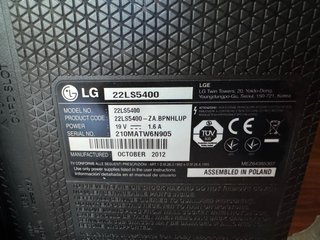 Monitor LG 22'' Negro