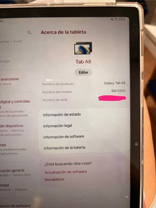 Samsung Tab A8