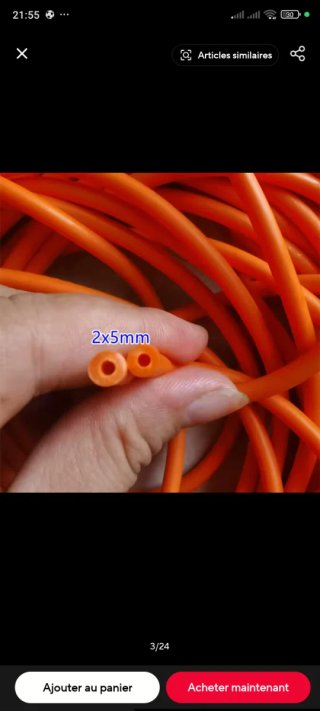 Goma elástica de látex para pesca submarina