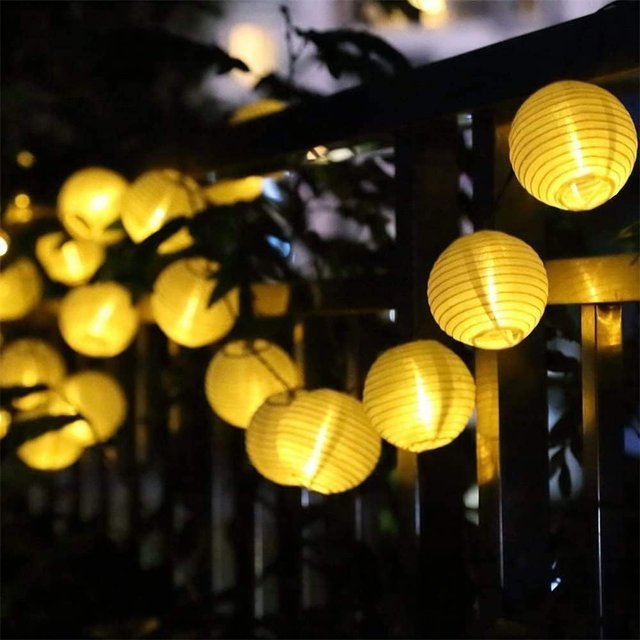 Guirnalda Luces Solares LED Jardín