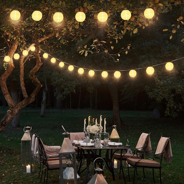 Guirnalda Luces Solares LED Jardín