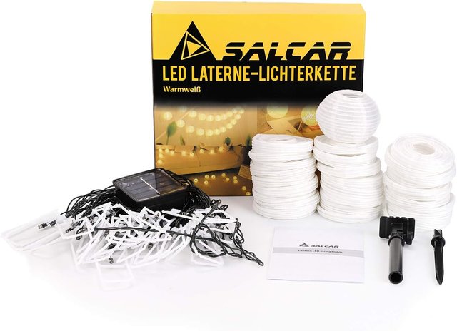 Guirnalda Luces Solares LED Jardín