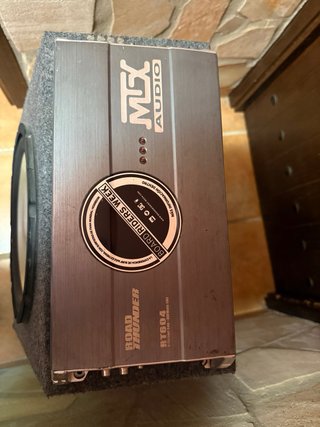 Amplificador y Subwoofers Coche JBL Kenwood MTX