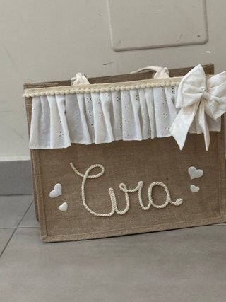 Borse personalizzate in juta Vare misure