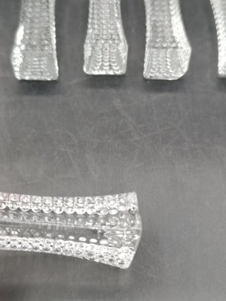 Set de reposacubiertos cristal