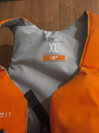 Chaleco Salvavidas ITIWIT XL Naranja/Gris