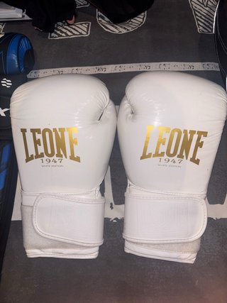 Guantes de Boxeo Leone 1947 Blancos