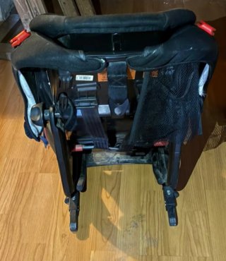 Silla coche infantil negra