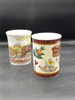 Set tazas mug porcelana inglesa