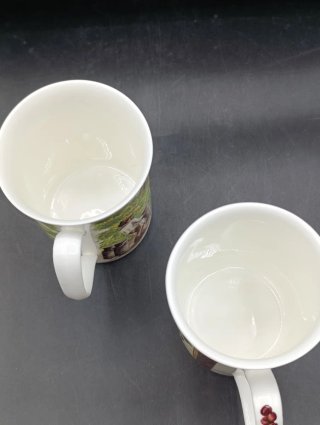 Set tazas mug porcelana inglesa
