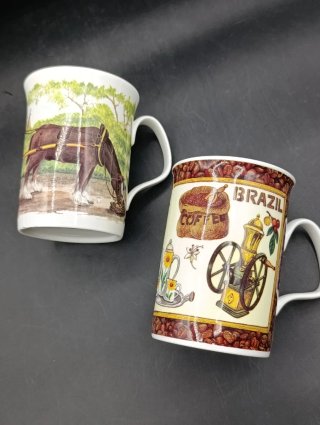 Set tazas mug porcelana inglesa
