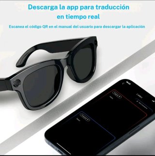 Gafas Inteligentes con Cámara y Traducción AI