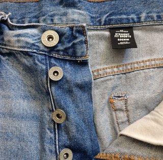 Bermuda vaquera azul H&M talla 32 hombre
