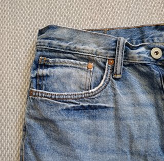 Bermuda vaquera azul H&M talla 32 hombre