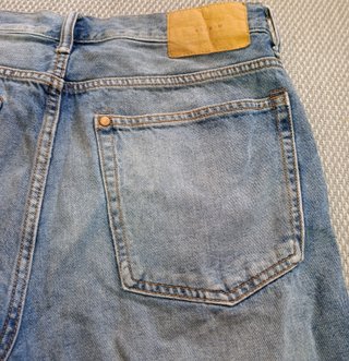 Bermuda vaquera azul H&M talla 32 hombre