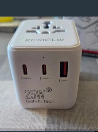 Adaptador de Viaje Universal KEMELU 1005DCR