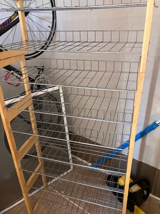 Zapatero Metálico y Madera