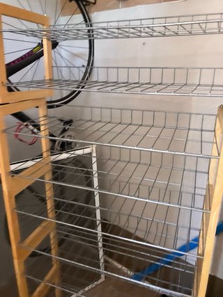 Zapatero Metálico y Madera
