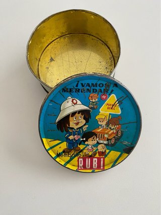 Antigua lata membrillo Rubí colección