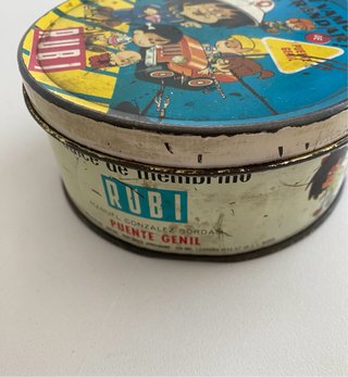 Antigua lata membrillo Rubí colección