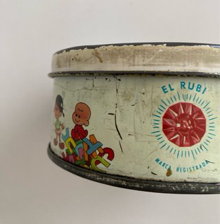 Antigua lata membrillo Rubí colección