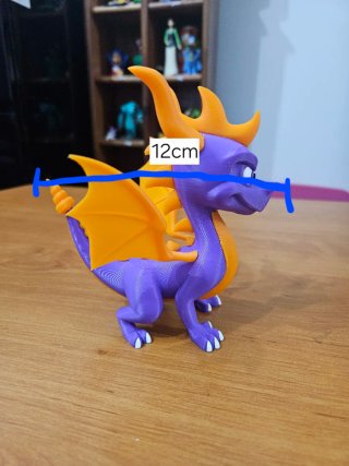 Figura 3D Spyro the Dragon Multicolor