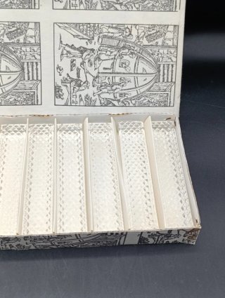 Juego reposacubiertos cristal tallado