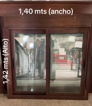 Ventana corredera 1,40 x 1,42 m