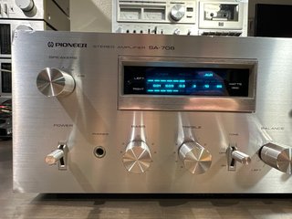 Amplificador Pioneer SA-708 Plata revisado