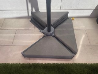 Sombrilla 3x3m Beige/Gris