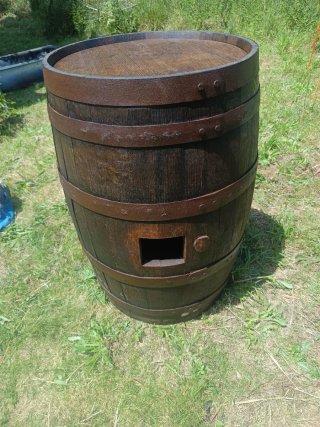 Barrica de vino de madera