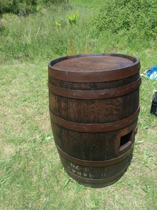 Barrica de vino de madera