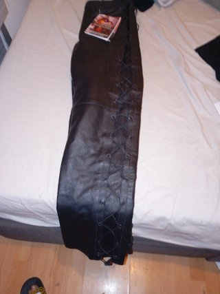 Pantalones de cuero para moto