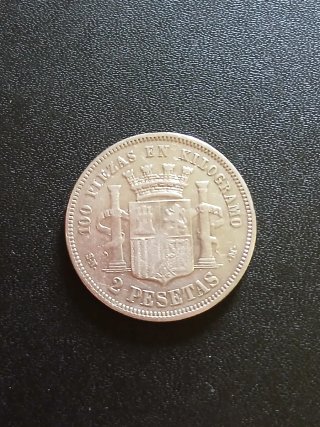 10 Monedas Españolas de Plata