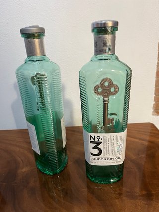 2 Bottiglie Vuote No. 3 London Dry Gin