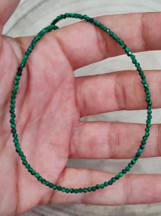Gargantilla de malaquita mini