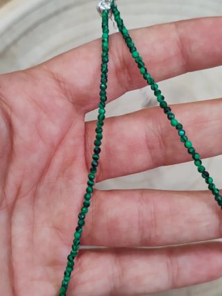 Gargantilla de malaquita mini