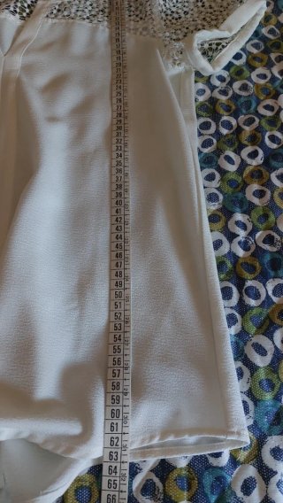 Blusa in pizzo macramé