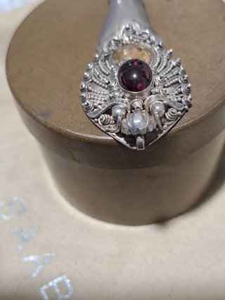 Orecchini vintage oro e argento