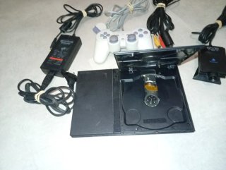 Consola PS2 Slim + Cámara + Juego Tarzán
