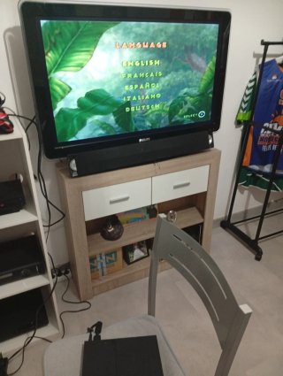 Consola PS2 Slim + Cámara + Juego Tarzán