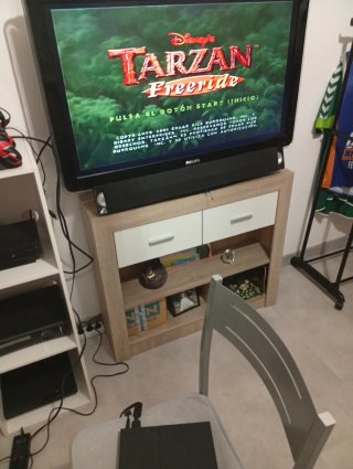 Consola PS2 Slim + Cámara + Juego Tarzán