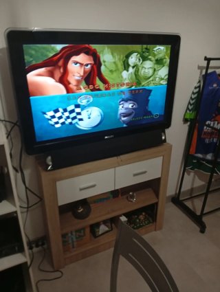 Consola PS2 Slim + Cámara + Juego Tarzán