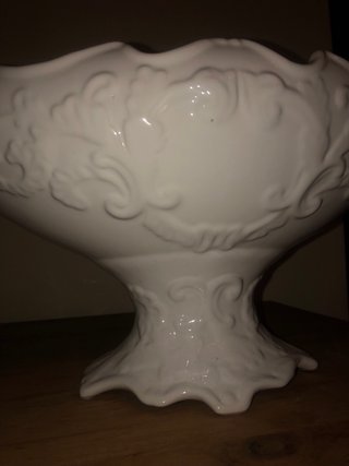 Centro de mesa vintage cerámica esmaltada