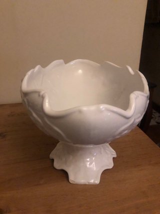 Centro de mesa vintage cerámica esmaltada
