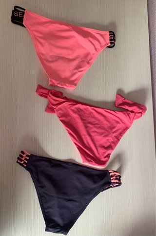 Sets de Braguitas bikini azul y rosa