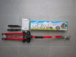 Barra remolque bici infantil Peruzzo Trail Angel