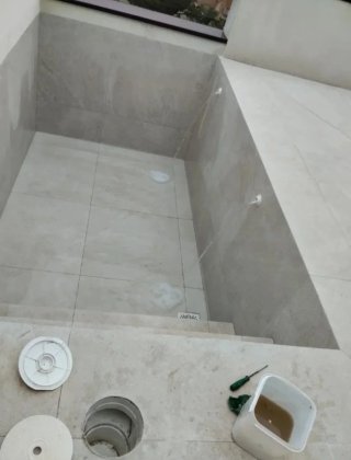 Lechada para piscina y coronamiento