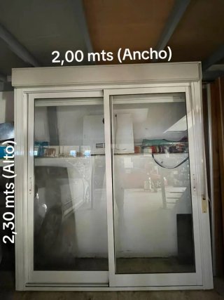 Balconera corredera 2.00 x 2.30 mts