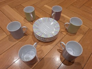 Juego de tazas de cerámica para cafe